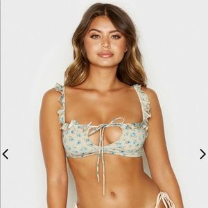 Frankies Bikini’s Mackenzie Top - Spring Bloom
